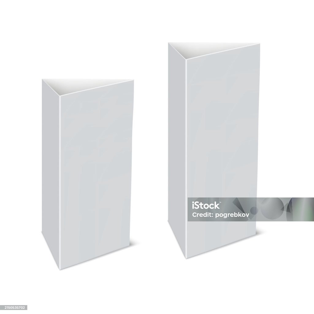Triangular Table Display Paper Table Talker Template White Blank Triangular 3 Panel Paper Countertop ...