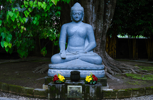 Buddha statue in Mendut temple