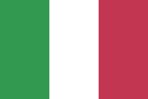 Italy flag. Italy national flag. Standard size. The official ratio. A rectangular flag. Standard color. Flag icon. Digital illustration. Computer illustration. Vector illustration.
