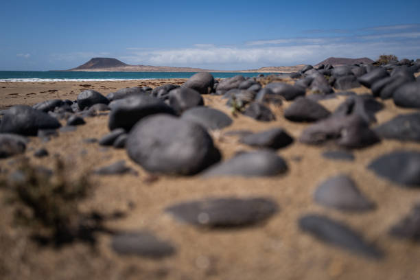 istock Beach and volcanic rocks in Lanzarote, Canary Islands 2150539069