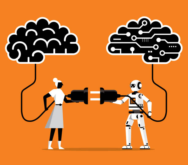 istock Robot and Businesswoman - Collective Ideas 2150540927