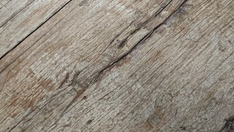 Old weathered abstract grunge teak wood stop motion plank background.