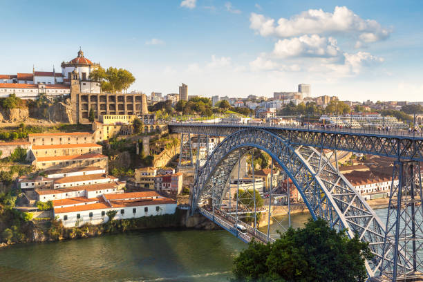 View at Dom Luis Bridge in Porto