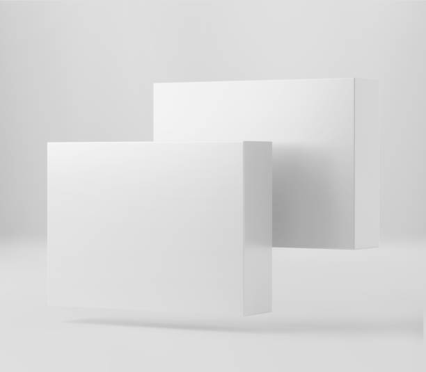 istock White Box, Blank Puzzle game Mockup with Box, Clear Jigsaw pieces, big board tempelate, puzzle packaging 3D Rendered Isolated on a light background 2150545464