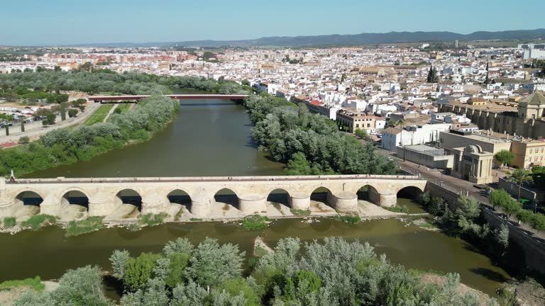 Aerial view of Cordoba, Andalusia. Southern Spain