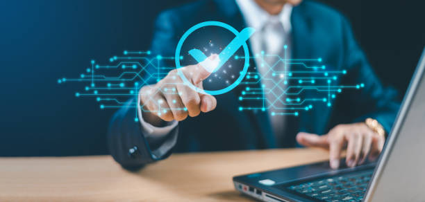 istock Value satisfaction certificate, service experience corporate, quality products marketing. Best service Quality control assurance, Guarantee, Standard, ISO certification and proposal system concept 2150558803
