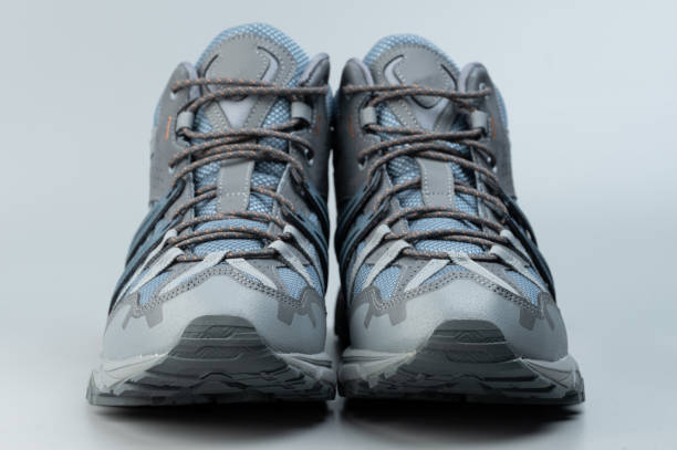 istock Rubber noses of hiking shoes 2150558862