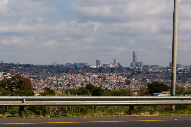 A cityscape of Sandton and Alexandra