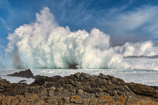 Storms River mouth is aptly named as can be seen in these photos. Wave after crashing wave makes this location a nautical spectacle.