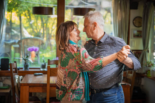 istock Senior couple happy at home 2150563689