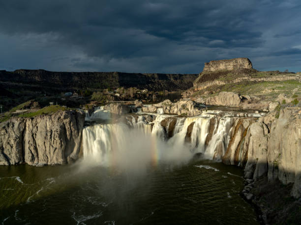 istock Sunset on Idahos Niagara Shoshone Falls 2150568642