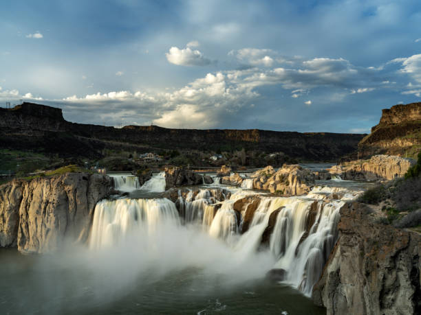 istock Majestic Shoshone Falls in spring with high water level 2150568734