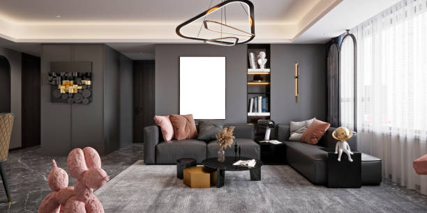 istock 3d render of apartment interior  living and dining room 2150568883