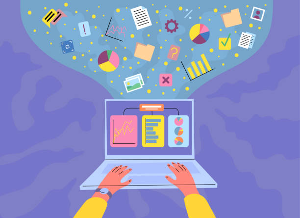 40+ Input And Output Infographic Stock Illustrations, Royalty-Free ...