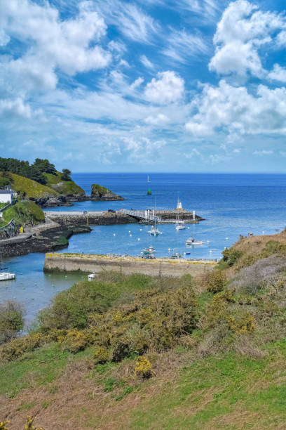 istock Sauzon in Brittany, the typical harbor 2150571578