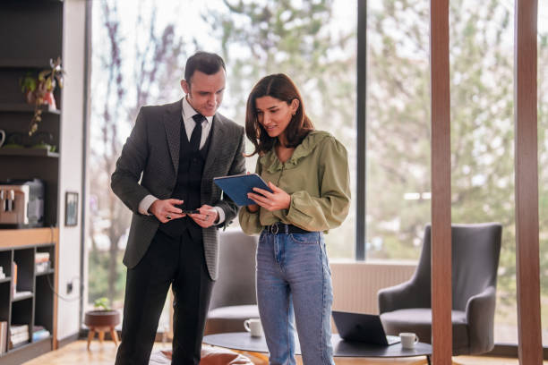 istock Business People working together in a office 2150575116