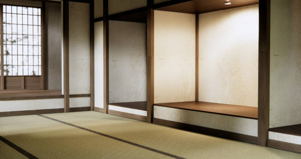 istock Empty room, original Japanese style mixed with modern minimal. 2150577647