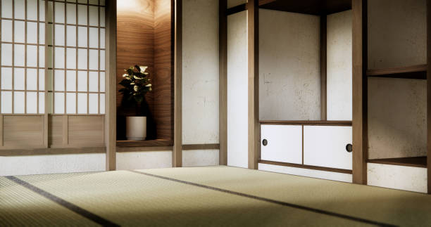 istock Empty room, original Japanese style mixed with modern minimal. 2150577683