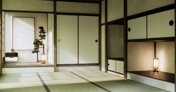 istock Empty room, original Japanese style mixed with modern minimal. 2150577733
