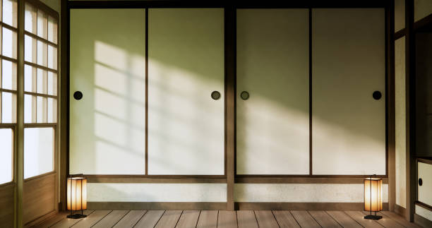 istock Empty room, original Japanese style mixed with modern minimal. 2150577755