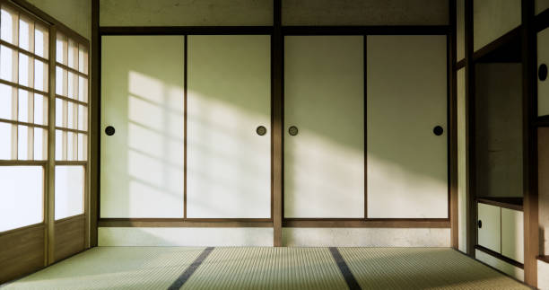 istock Empty room, original Japanese style mixed with modern minimal. 2150577757