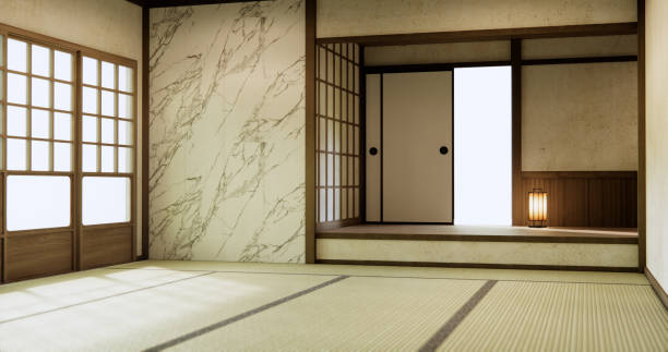 istock Empty room, original Japanese style mixed with modern minimal. 2150577894