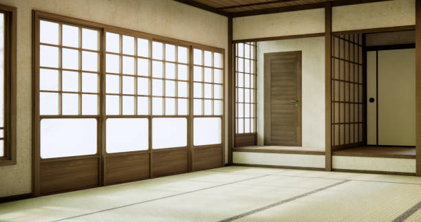 istock Empty room, original Japanese style mixed with modern minimal. 2150577915