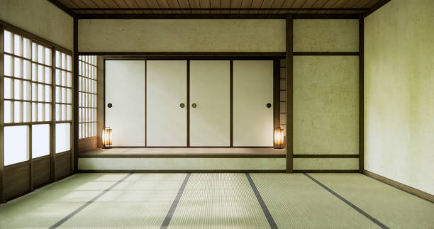 istock Empty room, original Japanese style mixed with modern minimal. 2150577948