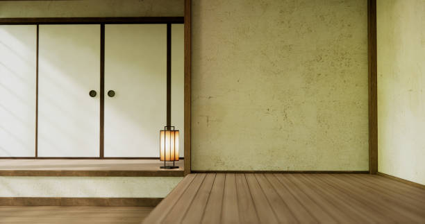 istock Empty room, original Japanese style mixed with modern minimal. 2150578241