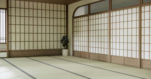 istock Empty room, original Japanese style mixed with modern minimal. 2150578501