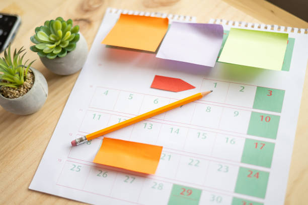 istock Organize Your Week with a Monthly Calendar Sheet. 2150579989