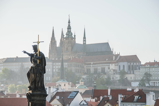 View of the castle of Prague