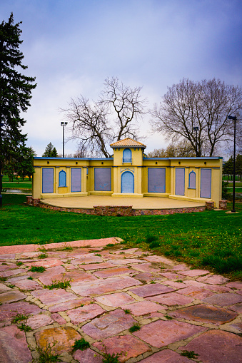 Terrace Park Band Shell in Sioux Falls, South Dakota, USA