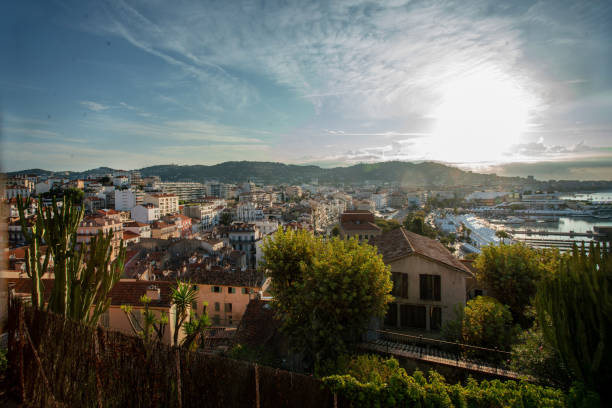istock Sunny awe morning in Cannes - view from  hill 2150598001