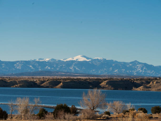 istock Pikes Peak over Pueblo Reservoir 2150603945