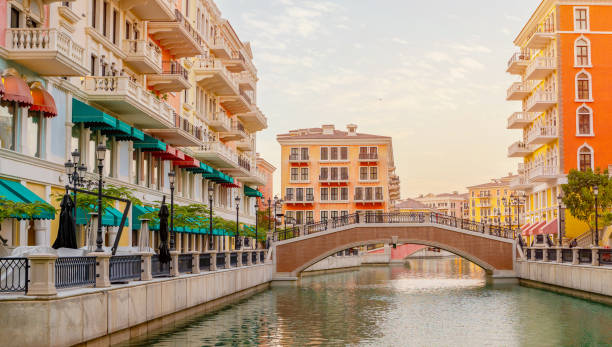 istock Qanat Quartier at the Pearl in Doha, Qatar 2150606142