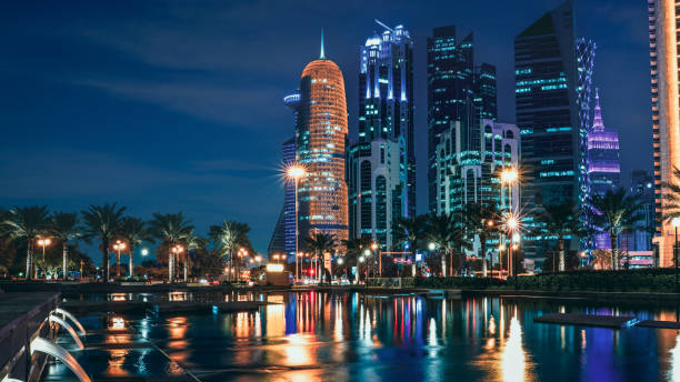 istock The Panoramic skyline of Doha, Qatar 2150606203