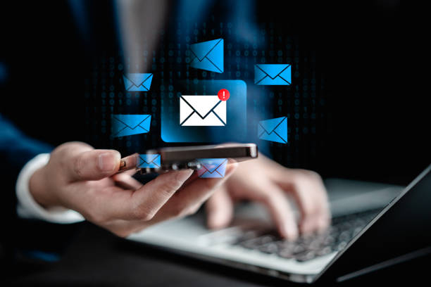 istock Businesswomen checking email via smartphone detect spam malware screen alerts, cyber internet web hack attacks, warning errors, sniffing attacks, phishing, cybersecurity network concept 2150615145
