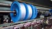 A Raw Silk Thread Extraction Process From The Cocoons On A Spinning ...
