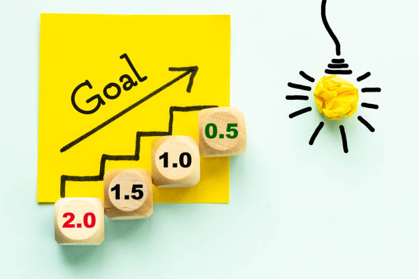 istock Symbol for limiting global warming. Climate goals concept, temperature reduction. Wooden blocks with the numbers 2.0, 1.5, 1.0, 0.5. copy space. Business concept and reducing global warming 2150620340