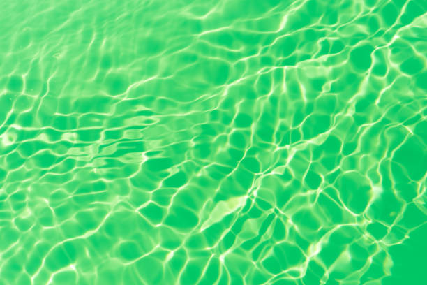 rippled water green color