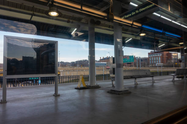 Subway station in Pittsburgh Pennsylvania