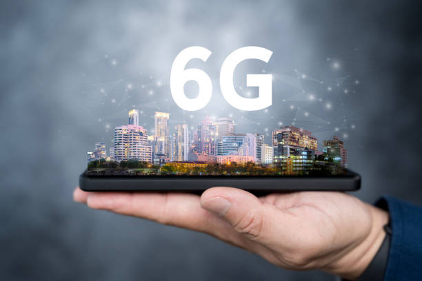 istock Global network connection 6G on hand business man. network User connection 6G with icon concept. 2150625350
