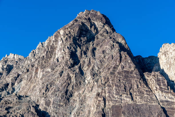 Large mountains in the Nubra Valley near the border between India and Tibet