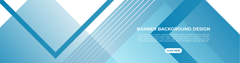 Modern abstract wide web banner design template, on white background. Can be use for landing page, book covers, brochures, flyers, magazines, any brandings, banners, headers, presentations, and wallpaper backgrounds
