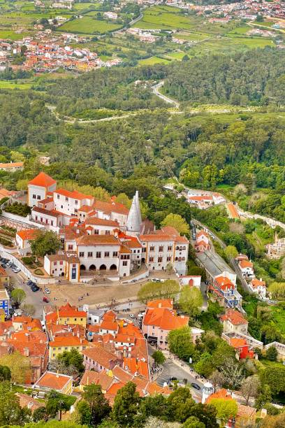 istock Photography of small town on a hill 2150629565