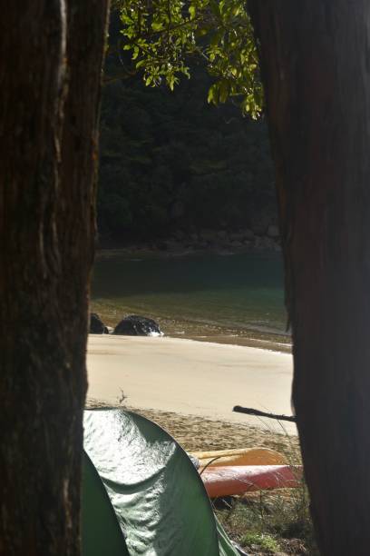 istock Views of camp in the Abel Tasman 2150631102
