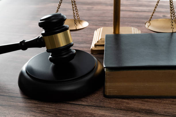 istock Gavel and scales of justice on the table 2150634776