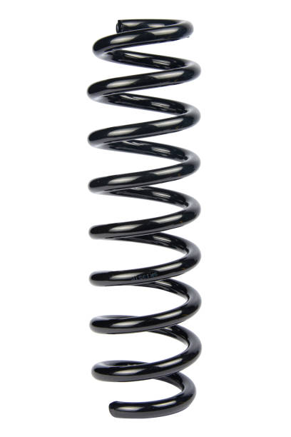 istock Car spare part. Large metal spring on white background. cushioning spring over white background, auto spare parts. automotive suspension springs on a white background 2150638039