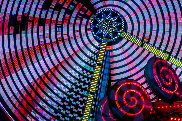 Colorful Christmas lights that reflect magic and joy.